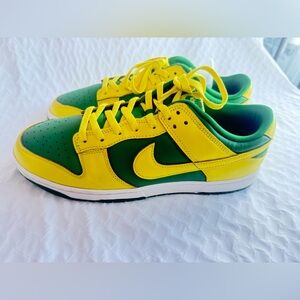“MENS SIZE 11.5” Nike Dunk Low retro "reverse Brazil"